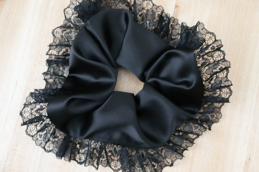 Midnight Silk Spell Scrunchie