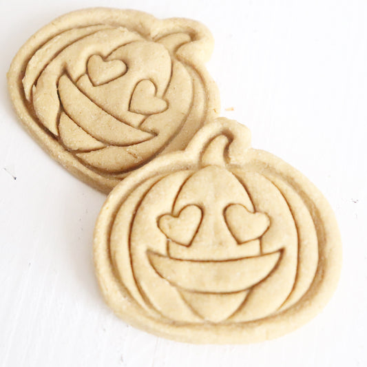 Heart Eyes Pumpkin Biscuit 3Pack