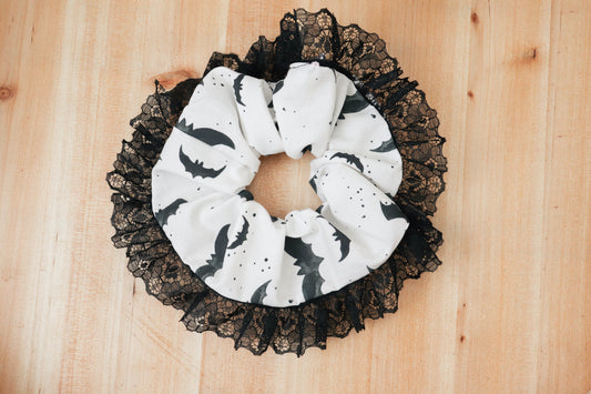Midnight Bat Spell Scrunchie