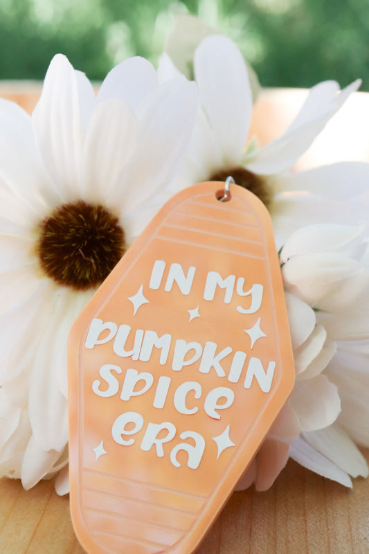 In My Pumpkin Spice Era Motel Keychain