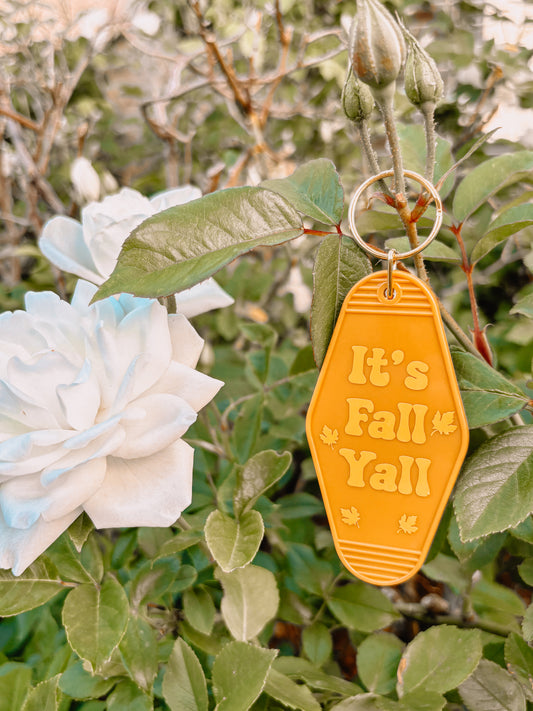 It’s Fall Yall Motel Keychain